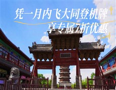 【大同飛專享】應(yīng)縣木塔-懸空寺 往返景區(qū)直通車（憑登機牌驗券核銷）